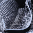 PRADA Shoulder Bag Nylon Black Silver Auth ka123-24