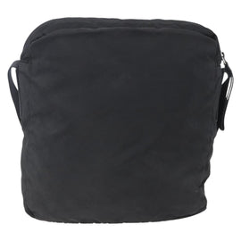 PRADA Shoulder Bag Nylon Black Silver Auth ka123 - 0