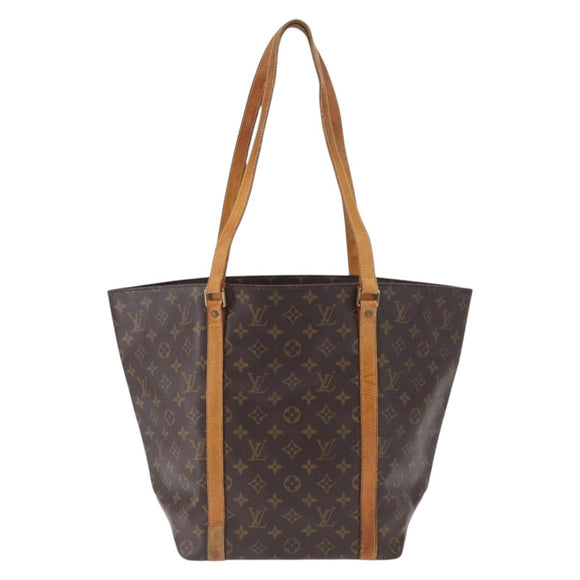 LOUIS VUITTON Monogram Sac Shopping Tote Bag M51108 LV Auth ka1230