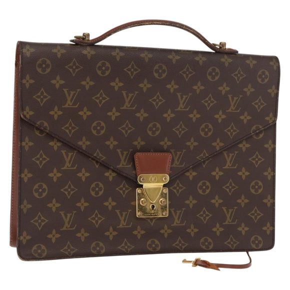 LOUIS VUITTON Monogram Porte Documents Bandouliere Bag M53338 LV Auth ka1231