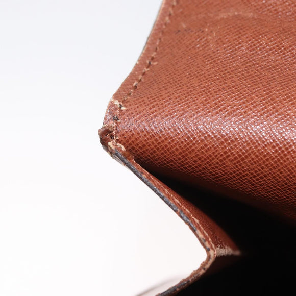 LOUIS VUITTON Monogram Porte Documents Bandouliere Bag M53338 LV Auth ka1231