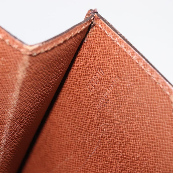 LOUIS VUITTON Monogram Porte Documents Bandouliere Bag M53338 LV Auth ka1231