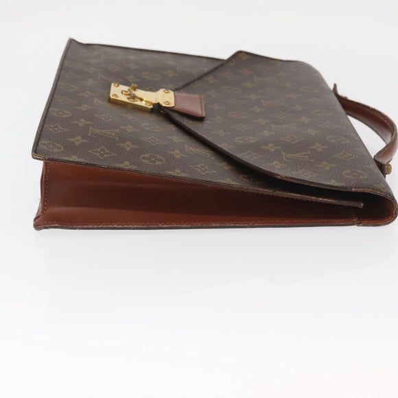 LOUIS VUITTON Monogram Porte Documents Bandouliere Bag M53338 LV Auth ka1231