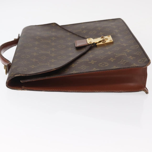LOUIS VUITTON Monogram Porte Documents Bandouliere Bag M53338 LV Auth ka1231