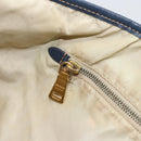PRADA Tote Bag Nylon Navy Gold Auth ka1232-21