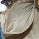 PRADA Tote Bag Nylon Navy Gold Auth ka1232-22