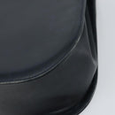 Salvatore Ferragamo Shoulder Bag Leather Navy Gold Auth ka1235-15