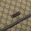 GUCCI GG Supreme Shoulder Bag PVC Beige Gold 223666 Auth ka1236-14