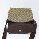 GUCCI GG Supreme Shoulder Bag PVC Beige Gold 223666 Auth ka1236-15