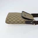 GUCCI GG Supreme Shoulder Bag PVC Beige Gold 223666 Auth ka1236-4