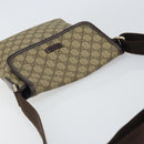 GUCCI GG Supreme Shoulder Bag PVC Beige Gold 223666 Auth ka1236-6
