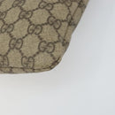 GUCCI GG Supreme Web Sherry Line Shoulder Bag PVC Beige Gold 246413 Auth ka1238-9