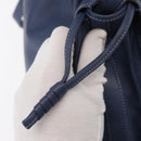 LOEWE Anagram Shoulder Bag Leather Blue Gold Auth ka124-10