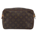 LOUIS VUITTON Monogram Compiegne 23 Clutch Bag M51847 LV Auth ka1240-2