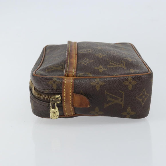 LOUIS VUITTON Monogram Compiegne 23 Clutch Bag M51847 LV Auth ka1240