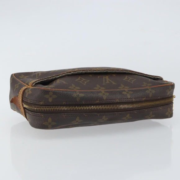 LOUIS VUITTON Monogram Compiegne 23 Clutch Bag M51847 LV Auth ka1240