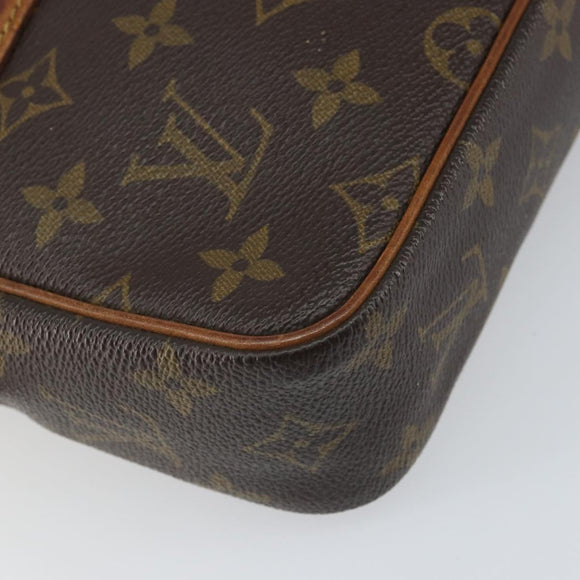 LOUIS VUITTON Monogram Compiegne 23 Clutch Bag M51847 LV Auth ka1240