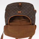 LOUIS VUITTON Monogram Saumur 35 Shoulder Bag M42254 LV Auth ka1244-9
