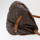 LOUIS VUITTON Monogram Saumur 35 Shoulder Bag M42254 LV Auth ka1244-3