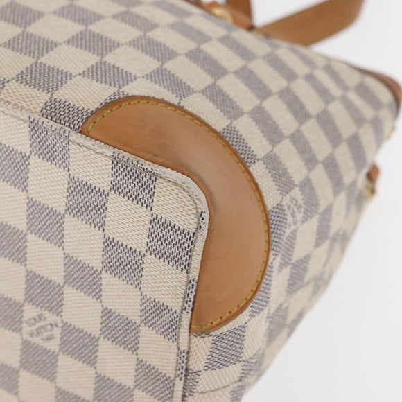LOUIS VUITTON Damier Azur Hampstead PM Tote Bag N51207 LV Auth ka1245