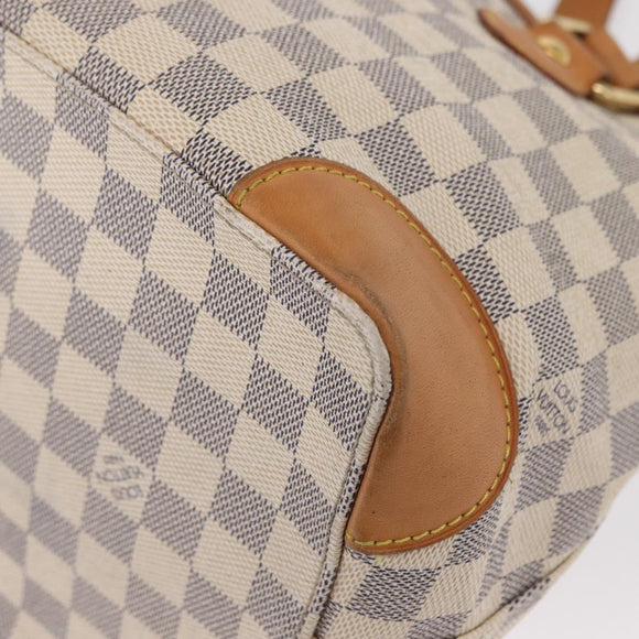 LOUIS VUITTON Damier Azur Hampstead PM Tote Bag N51207 LV Auth ka1245
