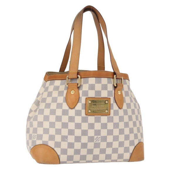 LOUIS VUITTON Damier Azur Hampstead PM Tote Bag N51207 LV Auth ka1245