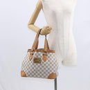 LOUIS VUITTON Damier Azur Hampstead PM Tote Bag N51207 LV Auth ka1245-22