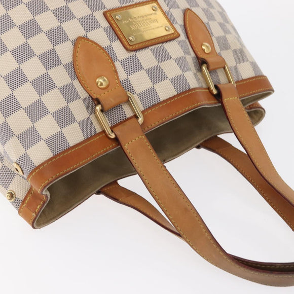 LOUIS VUITTON Damier Azur Hampstead PM Tote Bag N51207 LV Auth ka1245