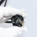 PRADA Hand Bag Nylon Black Silver Auth ka1246-8