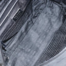 PRADA Hand Bag Nylon Black Silver Auth ka1246-9