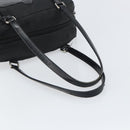 PRADA Hand Bag Nylon Black Silver Auth ka1246-7