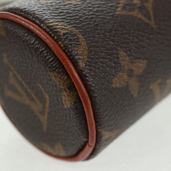 LOUIS VUITTON Monogram Papillon Pouch LV Auth ka1248