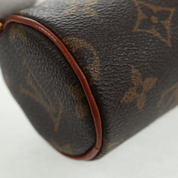 LOUIS VUITTON Monogram Papillon Pouch LV Auth ka1248