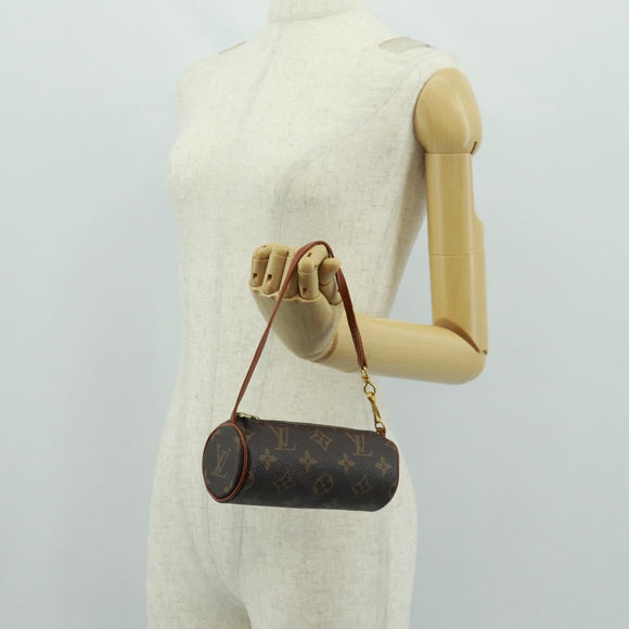 LOUIS VUITTON Monogram Papillon Pouch LV Auth ka1248