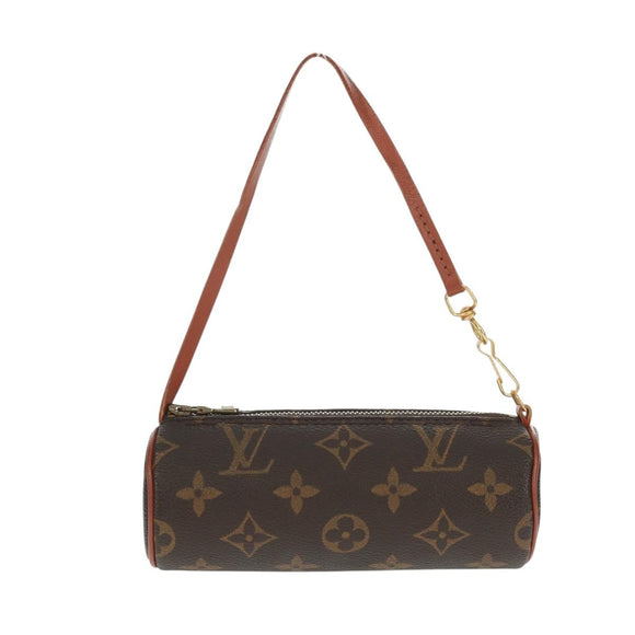 LOUIS VUITTON Monogram Papillon Pouch LV Auth ka1248