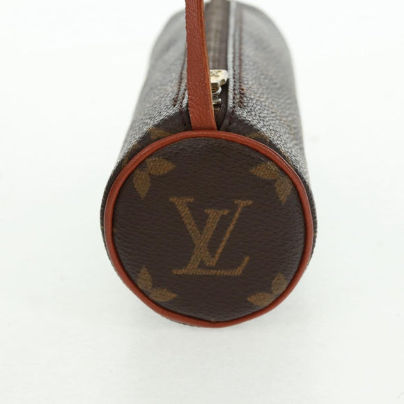 LOUIS VUITTON Monogram Papillon Pouch LV Auth ka1248