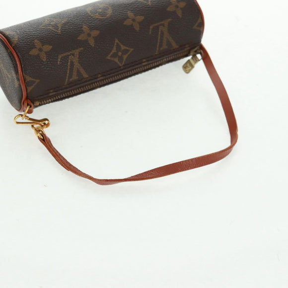 LOUIS VUITTON Monogram Papillon Pouch LV Auth ka1248
