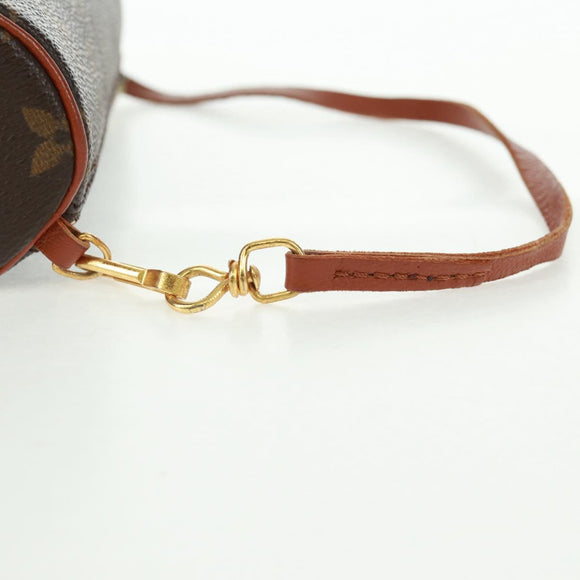 LOUIS VUITTON Monogram Papillon Pouch LV Auth ka1248
