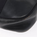 Salvatore Ferragamo Shoulder Bag Leather Navy Gold Auth ka1249-14