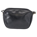 Salvatore Ferragamo Shoulder Bag Leather Navy Gold Auth ka1249-2