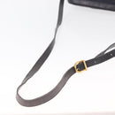 Salvatore Ferragamo Shoulder Bag Leather Navy Gold Auth ka1249-7