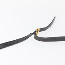 Salvatore Ferragamo Shoulder Bag Leather Navy Gold Auth ka1249-8