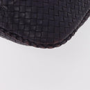 BOTTEGA VENETA INTRECCIATO Hobo Shoulder Bag Leather Purple 115653 Auth ka125-9