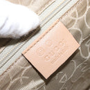 GUCCI GG Supreme Tote Bag PVC White Gold 264221 Auth ka1250-14