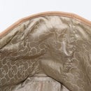 GUCCI GG Supreme Tote Bag PVC White Gold 264221 Auth ka1250-16