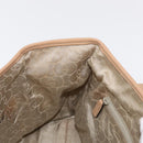 GUCCI GG Supreme Tote Bag PVC White Gold 264221 Auth ka1250-17