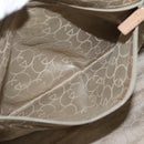 GUCCI GG Supreme Tote Bag PVC White Gold 264221 Auth ka1250-19