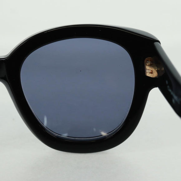 CHANEL Sunglasses plastic Black CC Auth ka1252