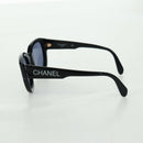CHANEL Sunglasses plastic Black CC Auth ka1252-3