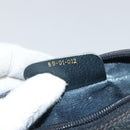 GUCCI GG Supreme Sherry Line Clutch Bag PVC Navy Gold 89 01 012 Auth ka1253-17